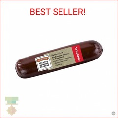 Old Wisconsin Premium Summer Sausage, 100% Natural Meat, Charcuterie, Ready to E