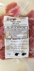 Country Style Cured Ham Bits 8 oz Chips Vacuum Sealed Dennis Boneless Skinned