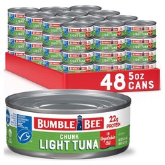 Chunk Light Tuna In Water 5 oz Cans Pack of 10 Wild Caught Skipjack Tuna 23g