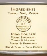 Turkey Chunks 13 oz., Case of 12