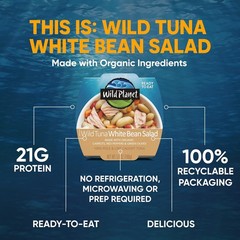 Wild Planet Wild Tuna White Bean Salad, 5.6 oz