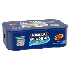 3 Pack Vienna Sausage Canned Meat Dry Gluten Free Ready To Eat Snack 4.6 Oz New