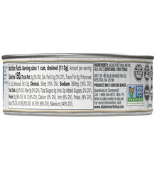 Wild Albacore Solid White Tuna in Water with Sea Salt – 4.6 Oz Can (Pack of 12)