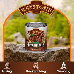 28 oz Can All Natural Ground Beef Keystone