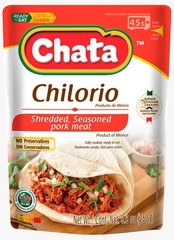 Shredded Pork Chilorio, Seasoned Meat, 8.8 oz, Ready to Eat, Pack of 1