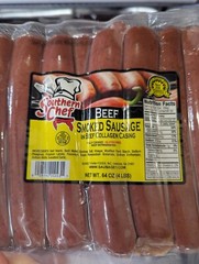 Southern Chef Beef Smoked Sausage 4 Lb