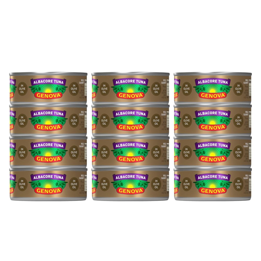 Premium Albacore Tuna in Olive Oil, 5 Ounce Cans (Pack of 12), Wild Caught Ca…