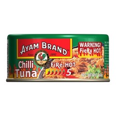 Ayam Brand Fire Hot Chilli Tuna Spicy Level 5 Canned Fish Malaysia Food 3 Cans