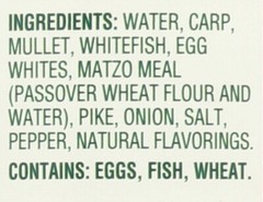 Manischewitz Gefilte Fish in LIQUID Broth (Non-Jelled) 24 Oz. (1 Jar)