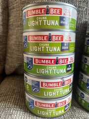 Bumble Bee Chunk Light Tuna In Water 5 oz Cans (Pack of 25) – Wild Caught