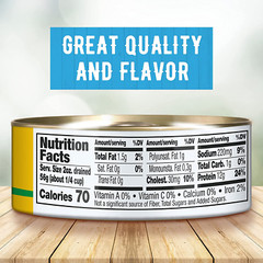 Dolores Yellowfin Tuna Chunk in Vegetable Oil, 5 Oz, Pack of 24 Cans