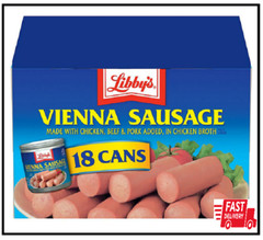 2 Pack – Libby’s Vienna Sausage (4.6 oz., 18 pk.)