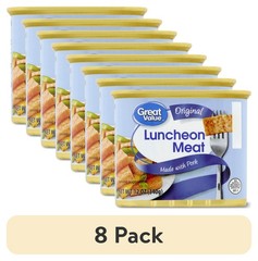 (8 Pack) Original Luncheon Meat, 12 Oz Easy Open Can