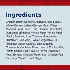 Pack of 8 Chicken & Dumpling Cans, 20 Oz – Nutritious & Preservative-Free