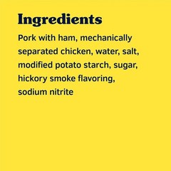 (Single Can) Hickory Smoke Canned Pork with Ham, Shelf Stable Luncheon Meat, …
