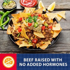 (4 pack) Cooked Beef Taco Filling, Shelf Stable Pouch, 6 oz