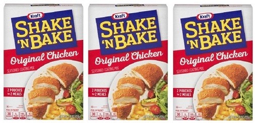 Shake’n Bake Original Chicken Seasoned Coating Mix 3 Box Pack