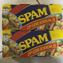 Spam 25% Less Sodium Gluten Free Canned Meat Twin Pack DEC 2026 (8 canned meat)