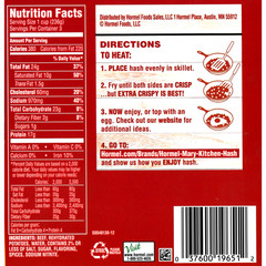 Hormel Mary Kitchen Corned Beef Hash 7.5 oz ( Pack of 12 )~5/2026