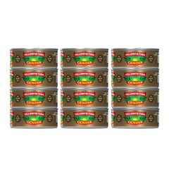 Yellowfin Tuna in Olive Oil, 5oz Cans (12 Pack), Wild Caught, Solid Light Tuna