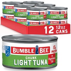 Chunk Light Tuna In Water 5 oz Cans Pack of 10 Wild Caught Skipjack Tuna 23g