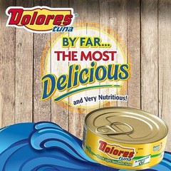 Dolores Yellowfin Tuna Chunk in Vegetable Oil, 5 Oz, Pack of 24 Cans
