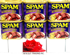 Spam Luncheon Meat Korean BBQ 12 oz ( Pack of 6 )~5/2027