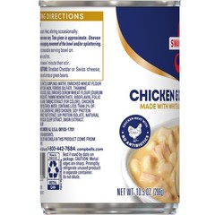 Canned Chicken and Dumplings White Dark Meat 10.5 OZ Can Case of 12