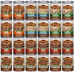 Keystone Meats 24 Cans Variety Pack – All Natural Fully Cooked Canned Meat (6…