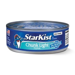 StarKist Chunk Light Tuna in Water, 5 oz (1 Pack) Canned Tuna Fish, Wild Caught
