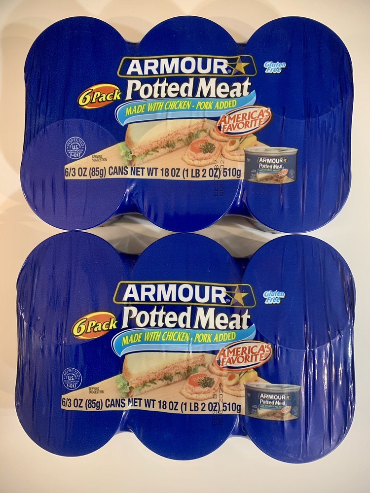 ARMOUR POTTED MEAT VALUE PACK 3 OZ CAN (12 CT) HOT DEAL!!