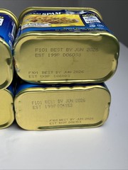 6 Cans of SPAM 25% Less Sodium – 12 oz Cans, Canned Luncheon Meat, Lower Salt