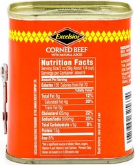 EXCELSIOR Corned Beef 🥩 in Natural Juices, 12 Ounce (Pack of 2)
