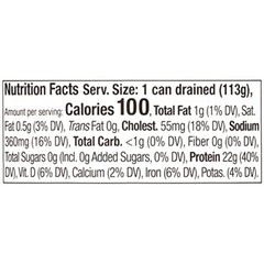 Chunk Light Tuna in Water, 5 oz Cans (Pack of 48) – Wild Caught Tuna – 22g Pr…