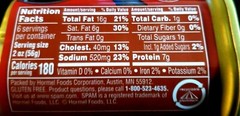 Spam Bacon Luncheon Meat 12 oz ( Pack of 4 )