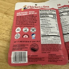 Alaskan Pink Salmon Skinless & Boneless, Chicken of the Sea 2.5 oz. (Pack of 10)