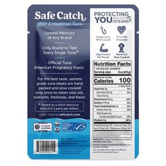 Safe Catch Elite Tuna WildCaught Lowest Mercury Tuna Fish Pouch GlutenFree Ke…