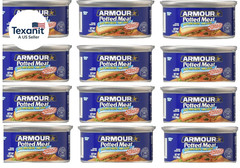 Pack of 12 Potted Meat Made with Chicken and Pork 3 Oz.