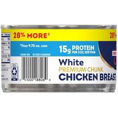Swanson White Premium Chunk Canned Chicken Breast in 12.5 Ounce (Pack of 1)