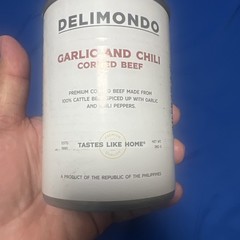 Delimondo- Garlic and Chili- Corned Beef- 380g (Large Can) – Expires May 2029
