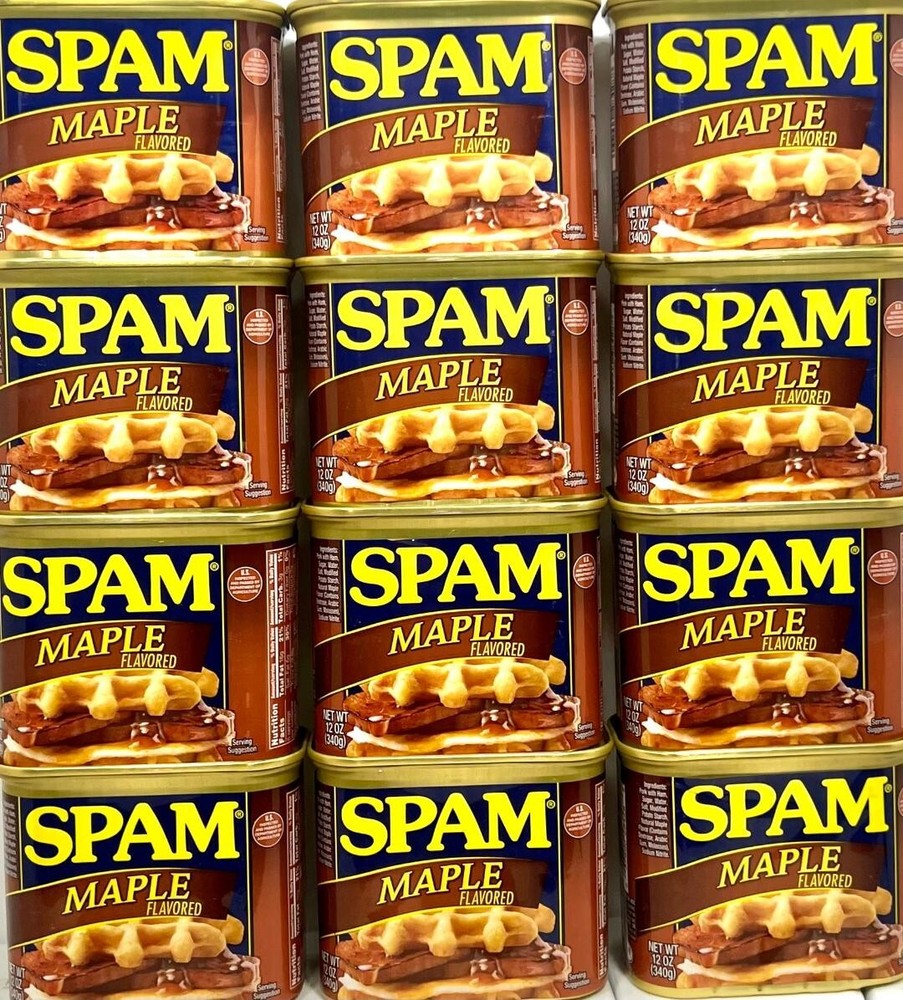 Spam Maple Luncheon Meat 12 oz ( Pack of 12 )