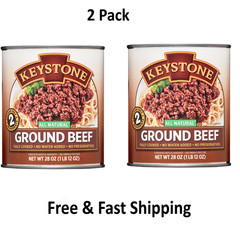 Keystone All Natural Ground Beef, 28 oz Can. ( 2Pk)