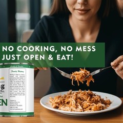 12 Cans – Werling & Sons Canned Chicken Fully Cooked Ready to Eat 14.5 Oz Food