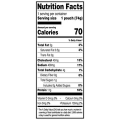 Great Value Lemon Pepper Chicken Pouch 2.6oz Ready To Eat 3 Pack