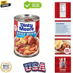 Beef Stew, 15 oz 12 Pack, Fully Cooked & Ready-To-Eat with Fresh Potatoes & C…