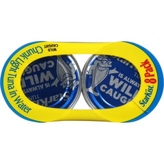 StarKist Chunk Light Tuna in Water, Wild Caught, 20g Protein, 5 oz, 8 Cans