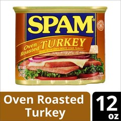 (3 pack) SPAM Oven Roasted Turkey, 12 oz Can Free Shipping