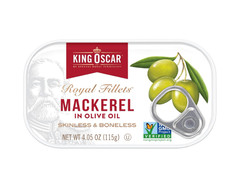 King Oscar Mackerel in Olive Oil, 4.05 Ounce Can (Pack of 6, Packaging May Vary