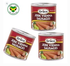 6 Jerk Jamaican Grace Chicken Vienna Sausage 6 x 140 g