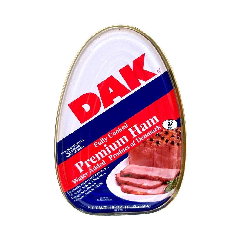 DAK Premium Ham, Fully Cooked, 16 oz. 16 Ounce (Pack of 1)